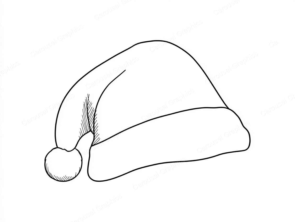 Santa Hat Vector Graphic preview