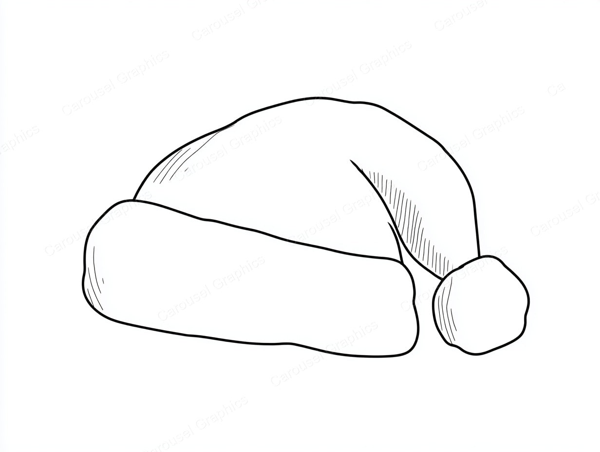 Santa Hat Vector Graphic preview