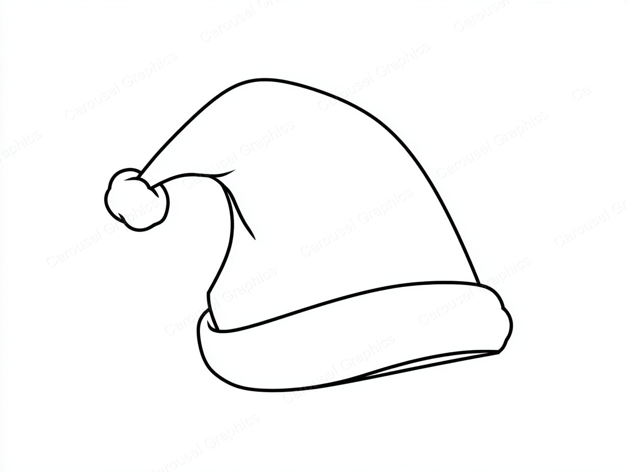 Santa Hat Vector Graphic preview
