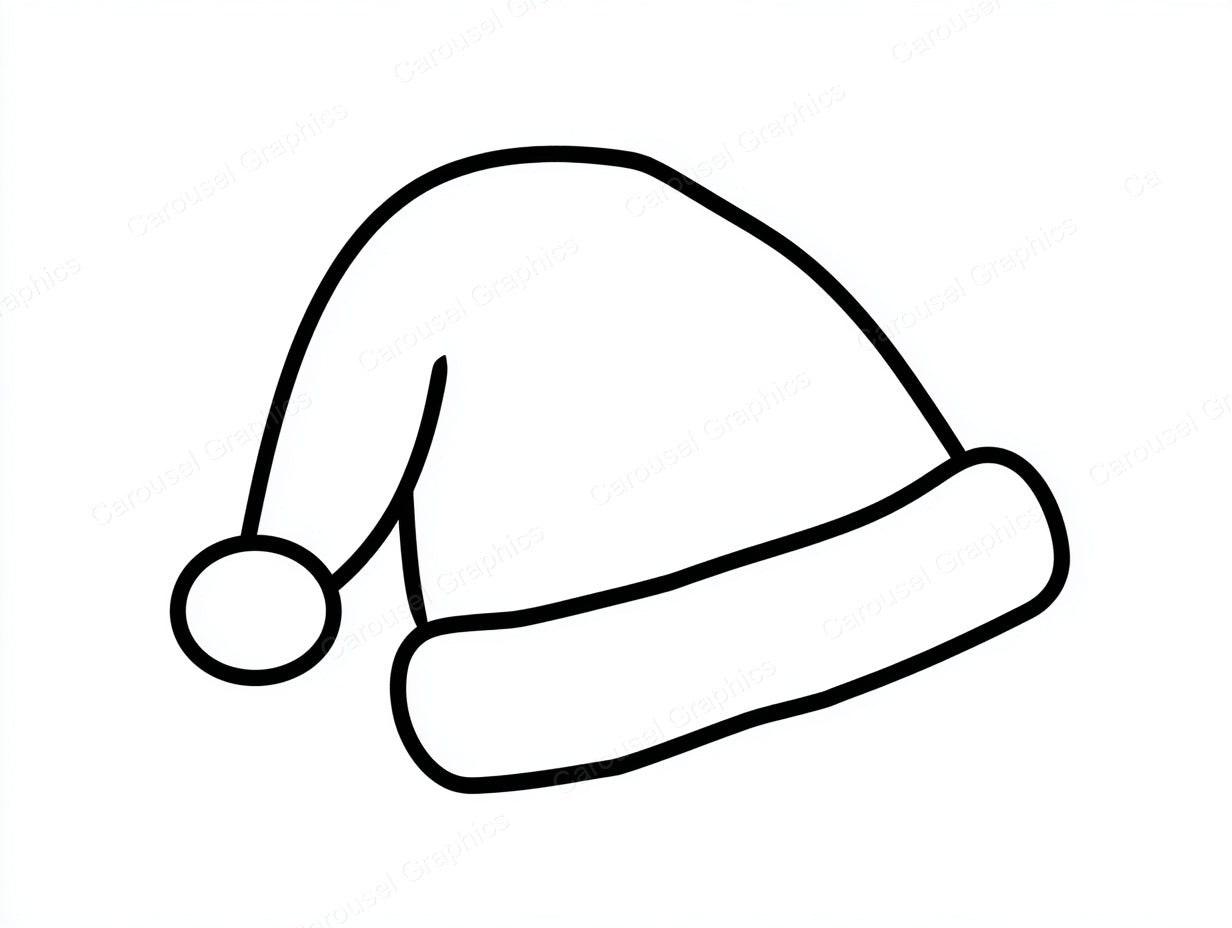 Santa Hat Vector Graphic preview
