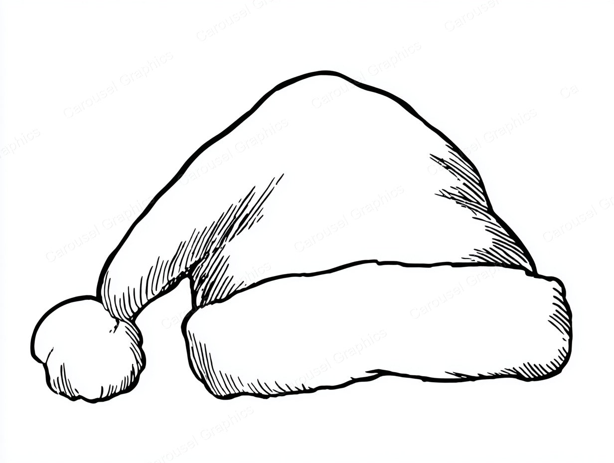 Santa Hat Vector Graphic preview
