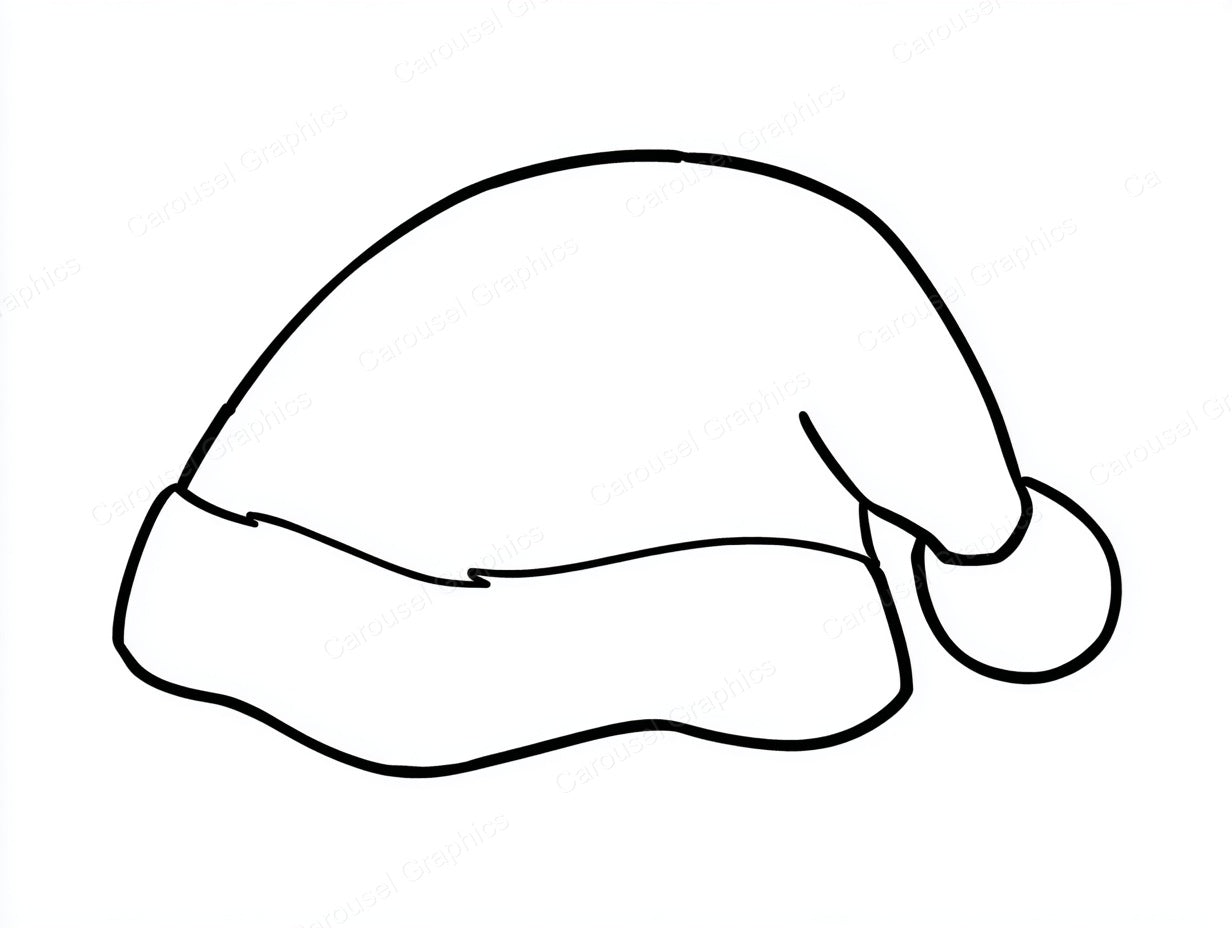 Santa Hat Vector Graphic preview