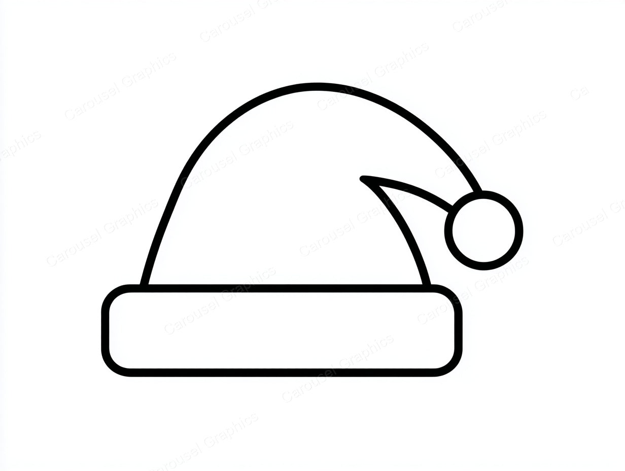 Santa Hat Vector Graphic preview