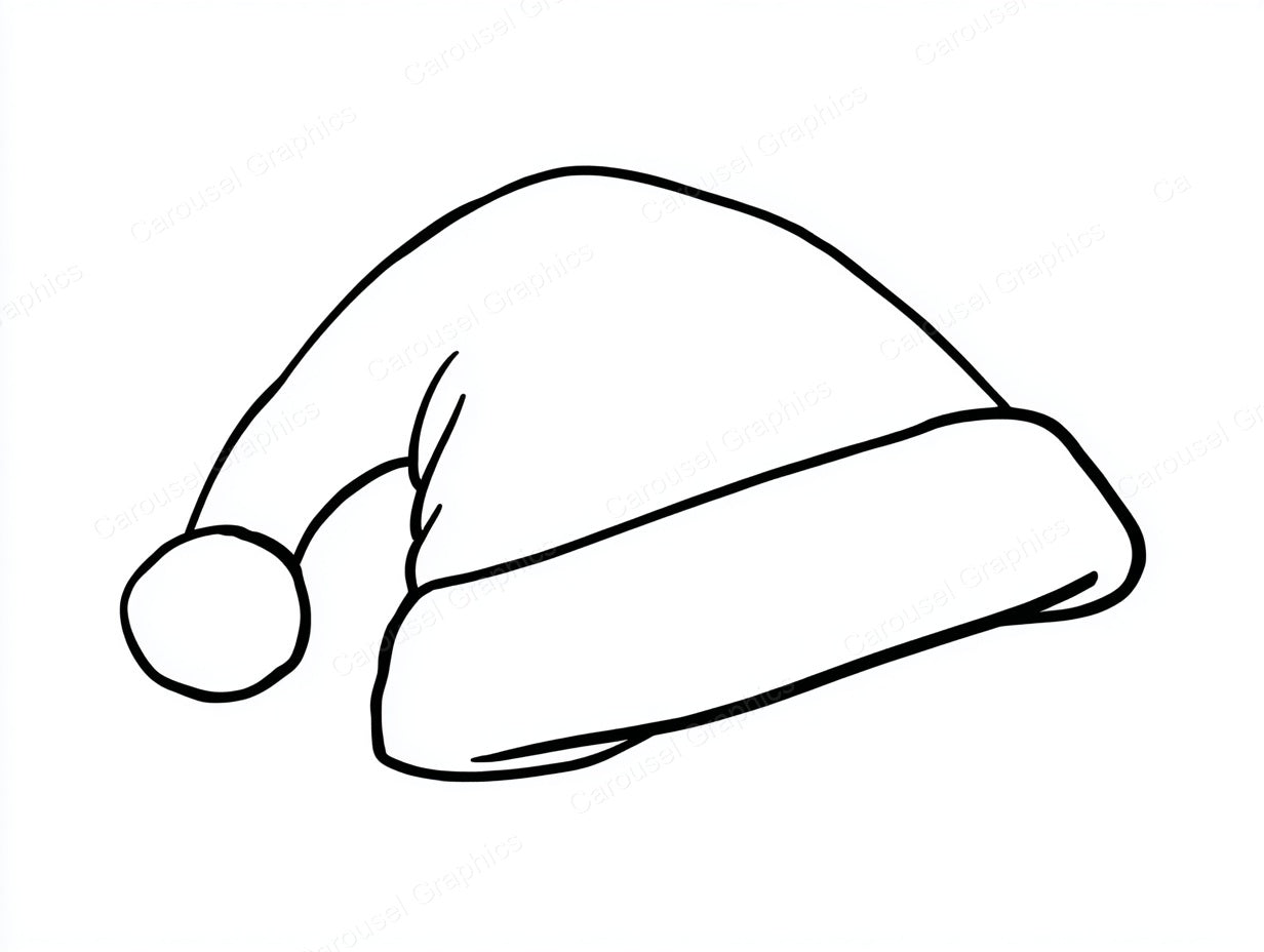 Santa Hat Vector Graphic preview