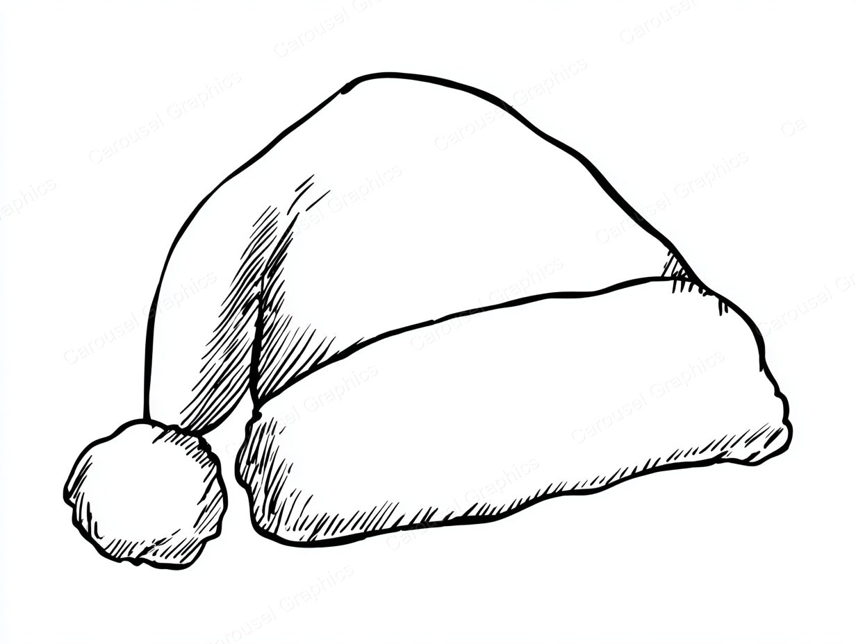 Santa Hat Vector Graphic preview