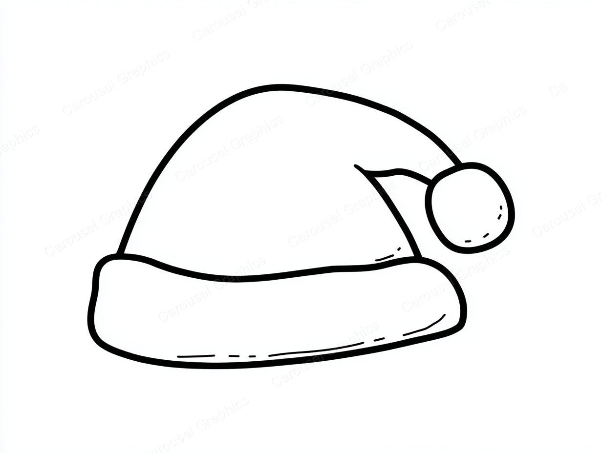Santa Hat Vector Graphic preview