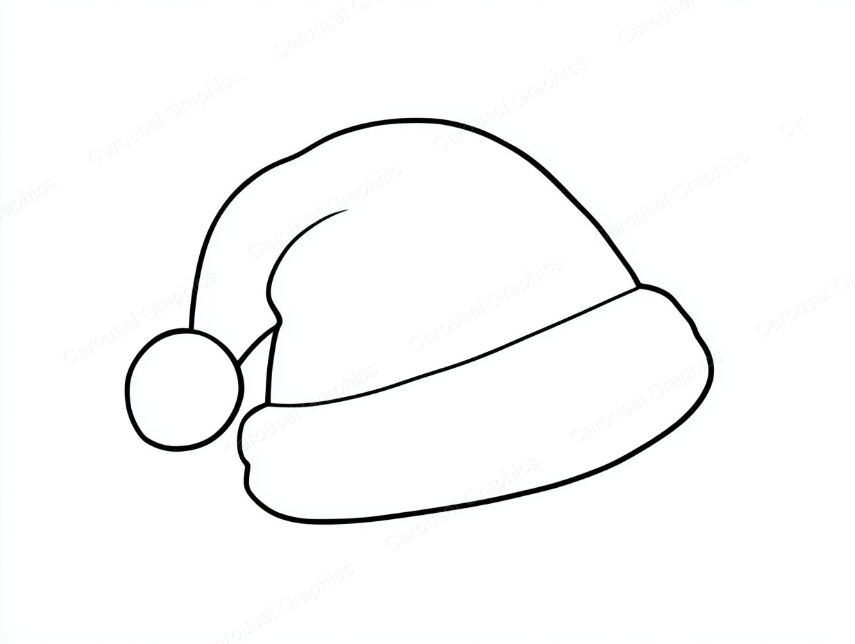 Santa Hat Vector Graphic preview