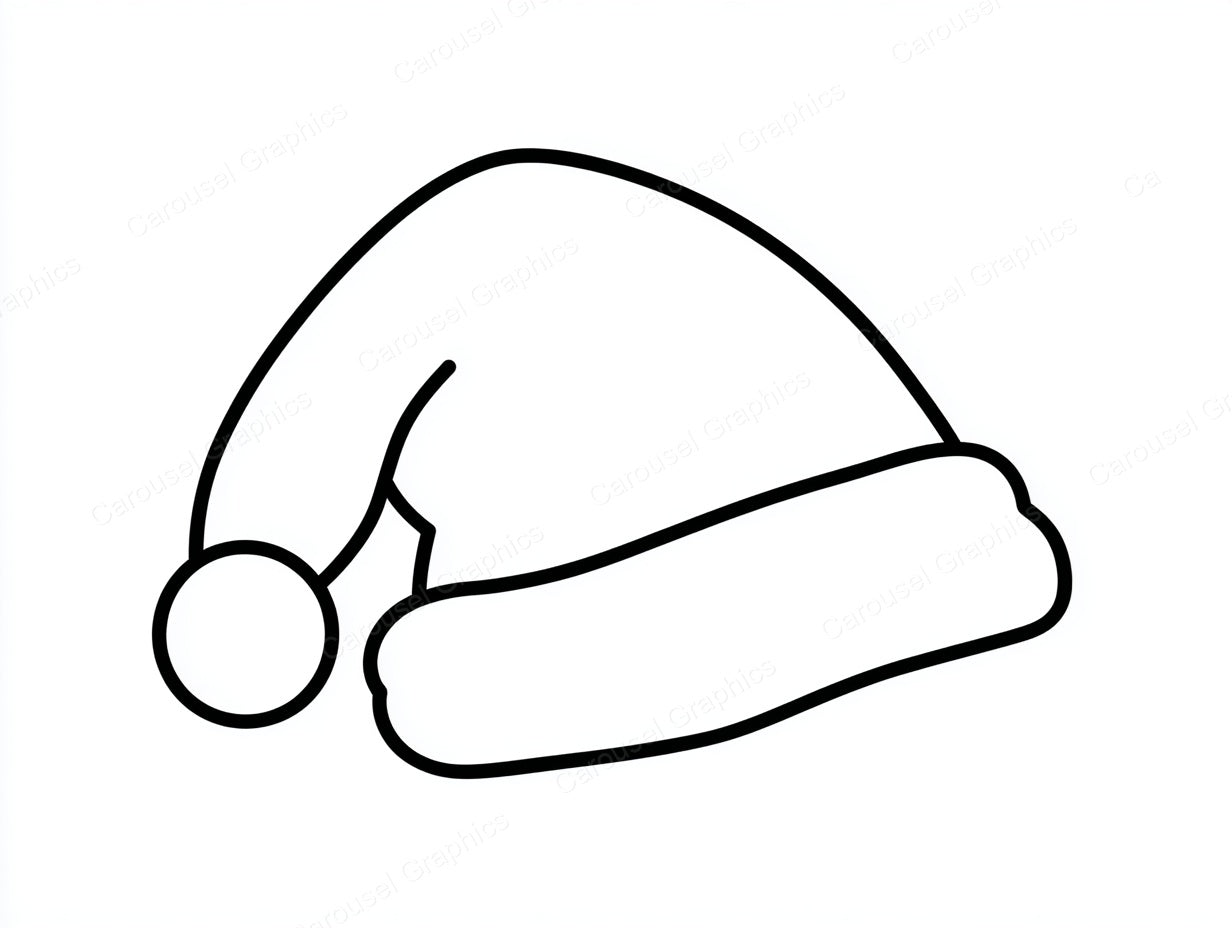 Santa Hat Vector Graphic preview