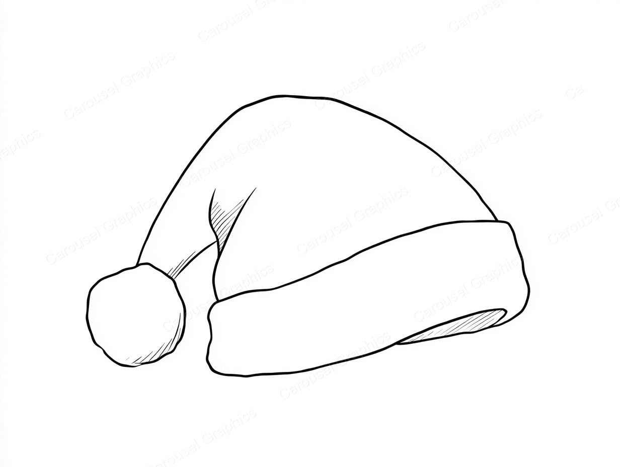Santa Hat Vector Graphic preview