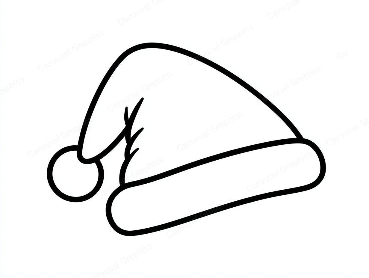 Santa Hat Vector Graphic preview