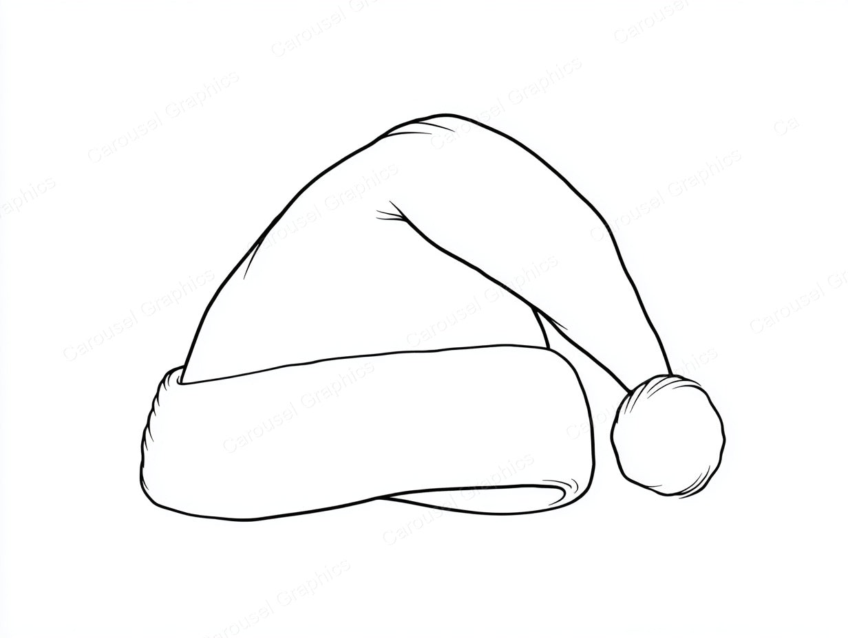 Santa Hat Vector Graphic preview