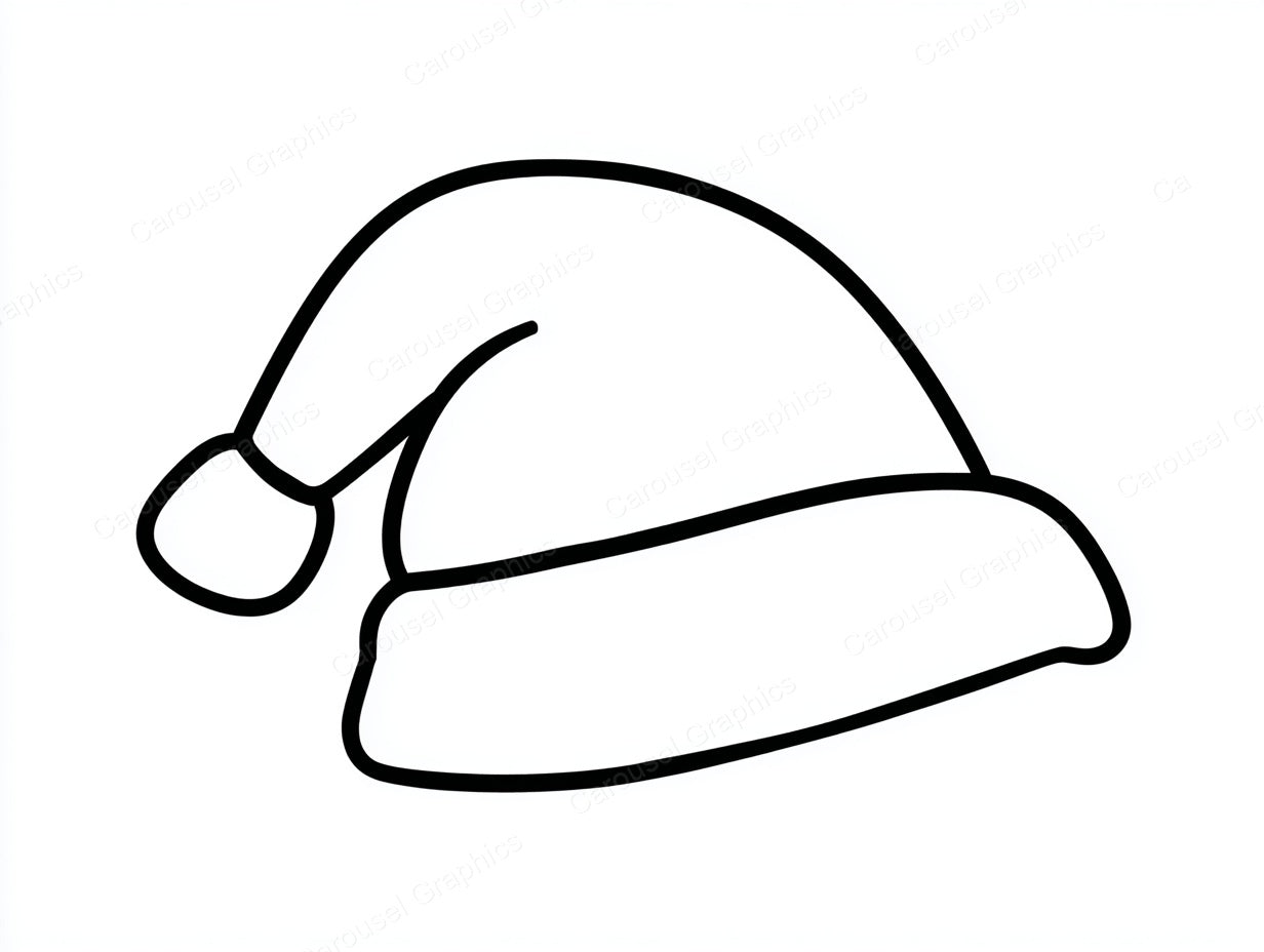 Santa Hat Vector Graphic preview