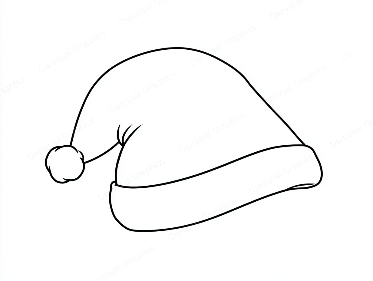 Santa Hat Vector Graphic preview