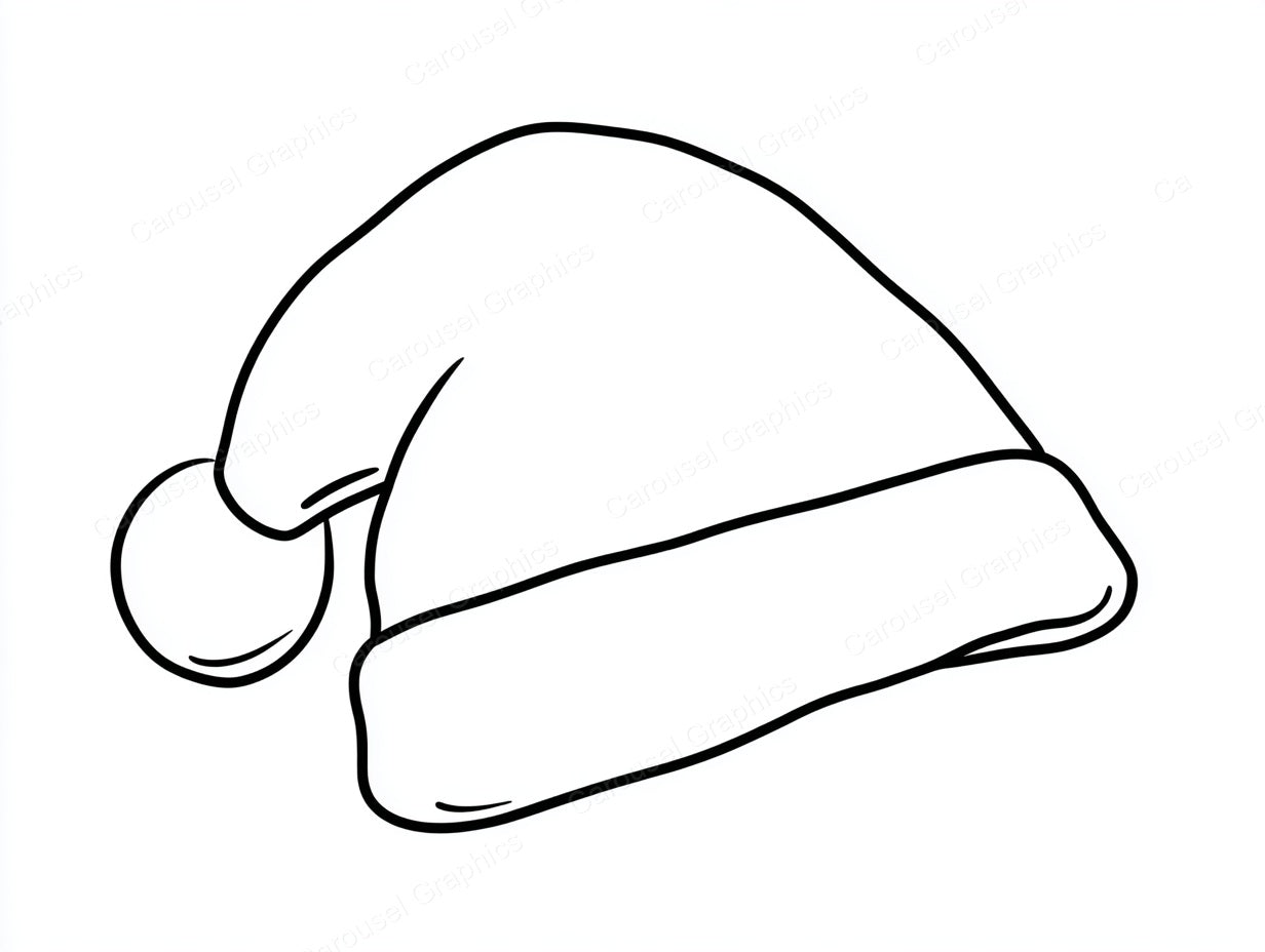 Santa Hat Vector Graphic preview