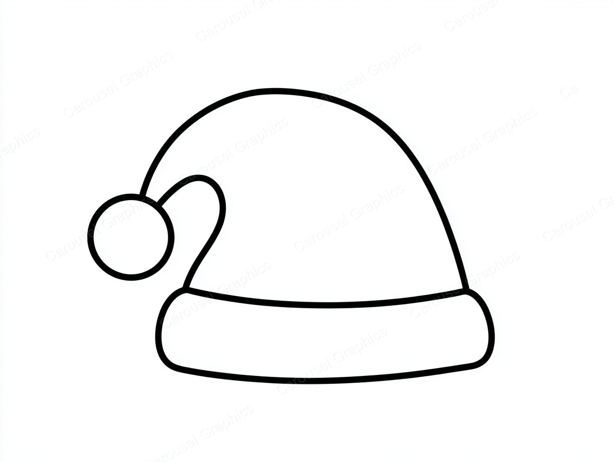 Santa Hat Vector Graphic preview