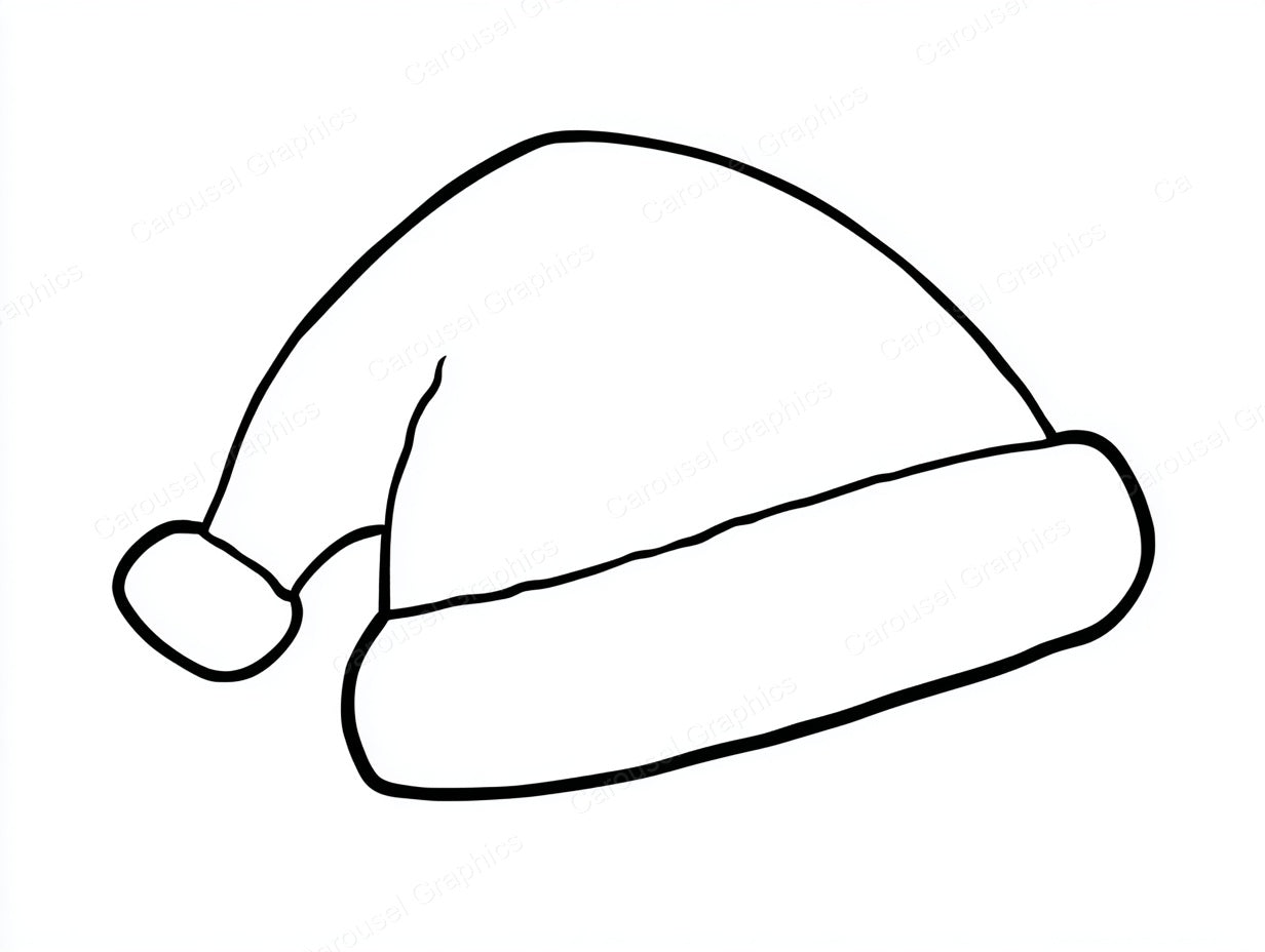 Santa Hat Vector Graphic preview