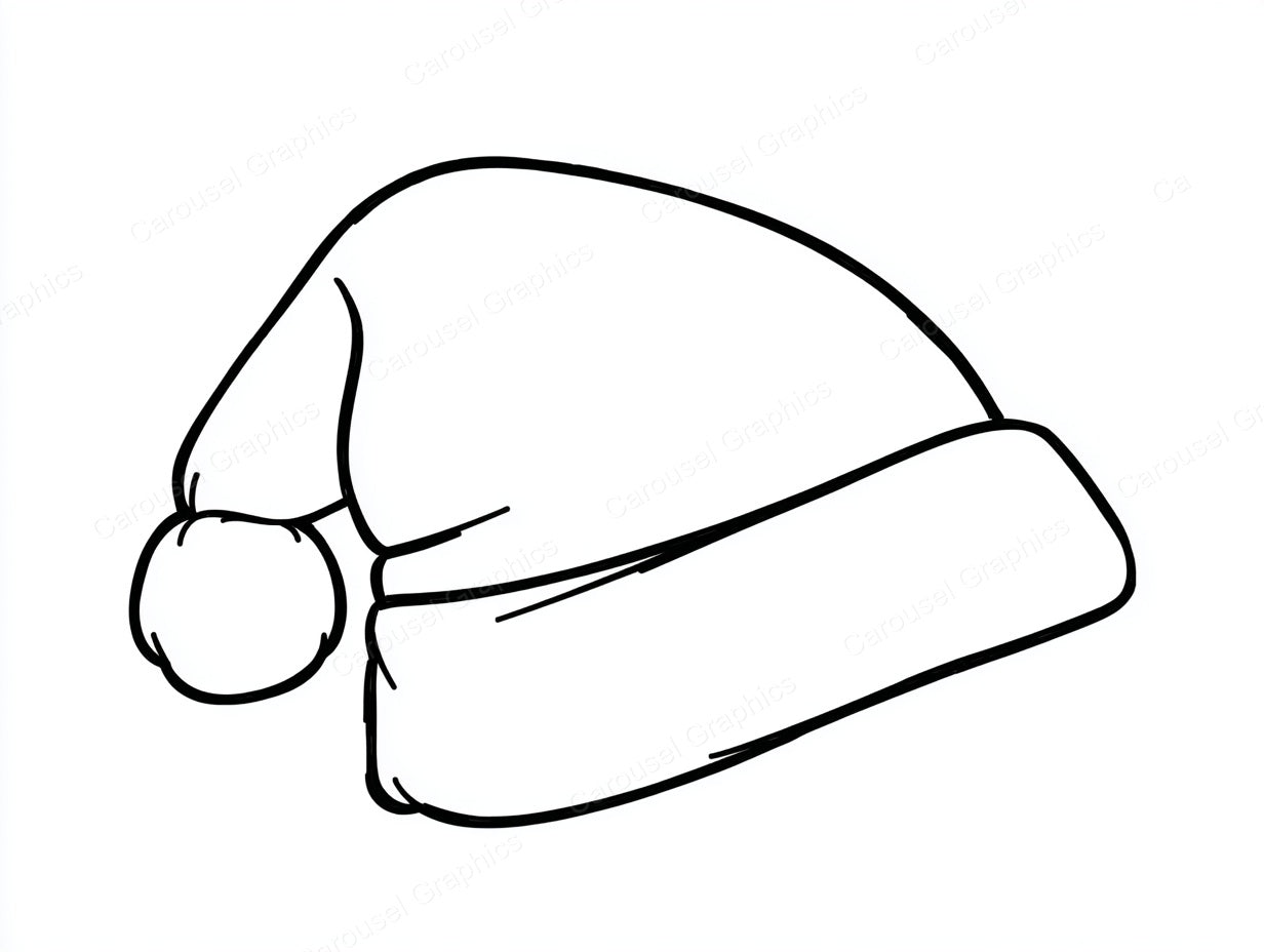Santa Hat Vector Graphic preview