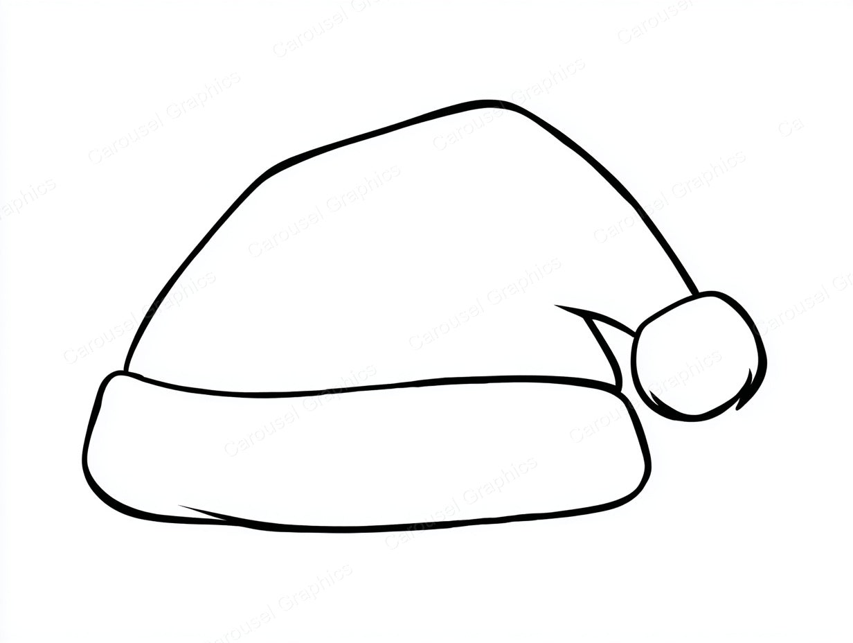 Santa Hat Vector Graphic preview