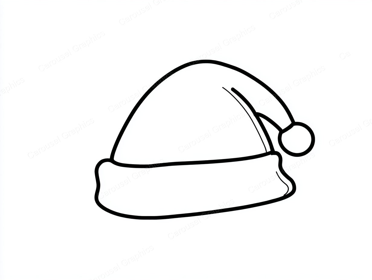 Santa Hat Vector Graphic preview