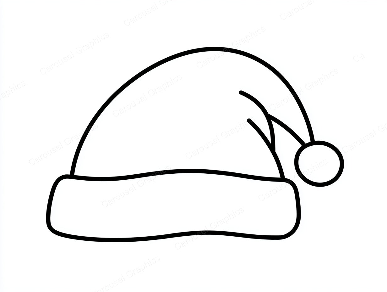Santa Hat Vector Graphic preview