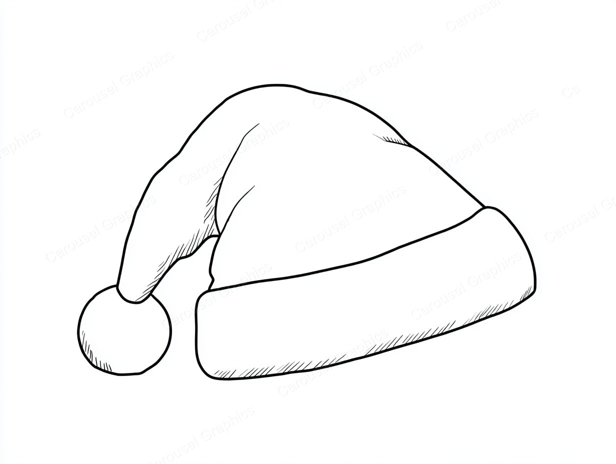 Santa Hat Vector Graphic preview