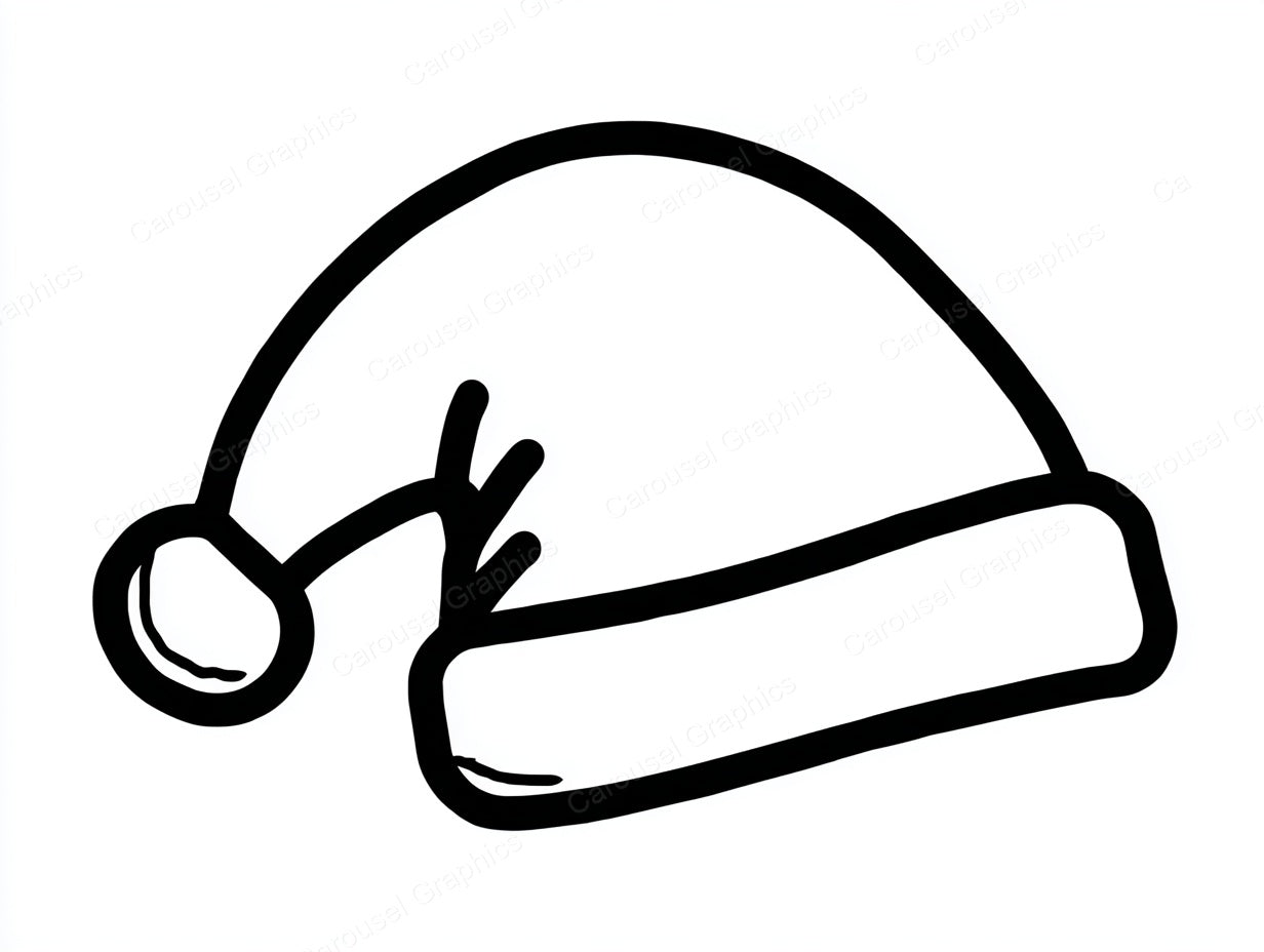 Santa Hat Vector Graphic preview