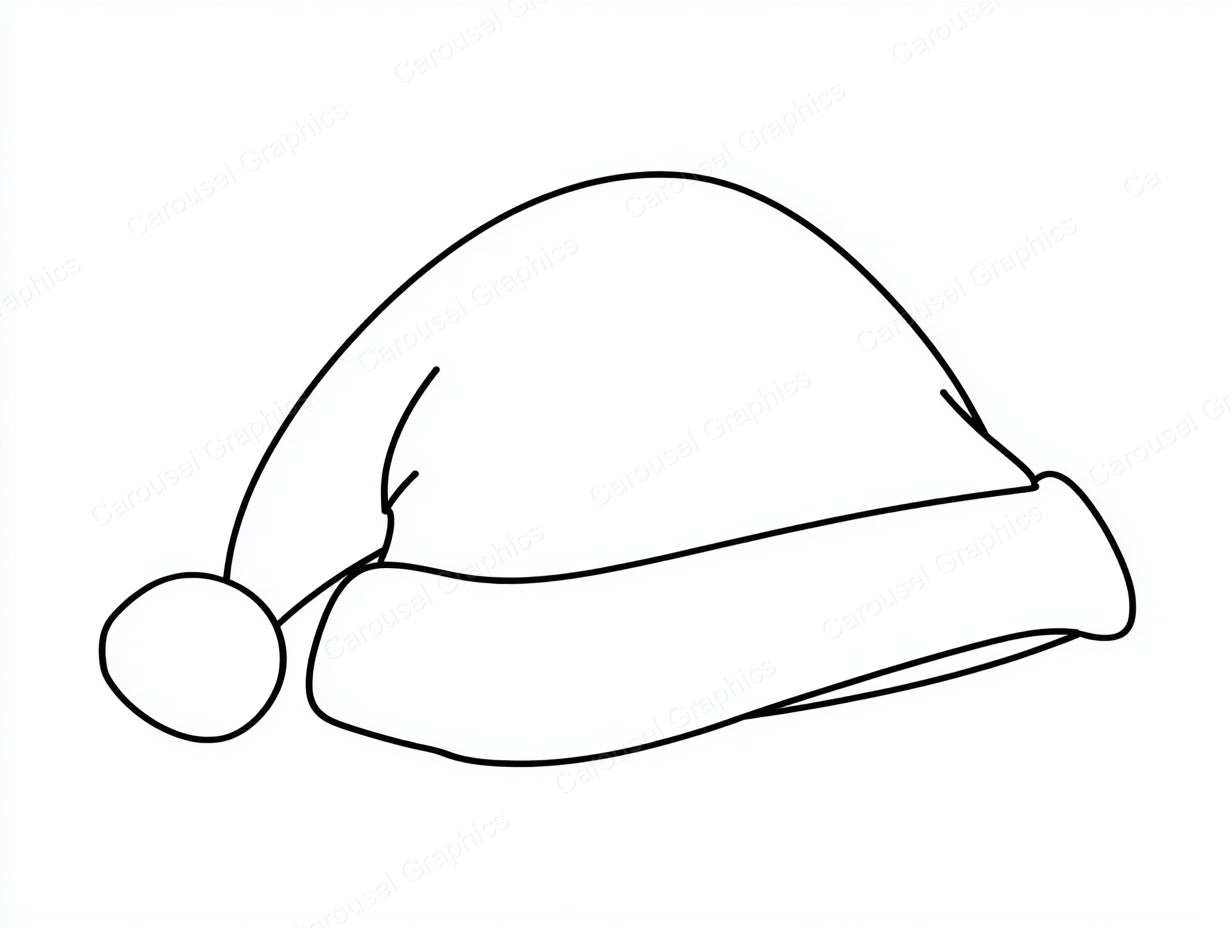 Santa Hat Vector Graphic preview