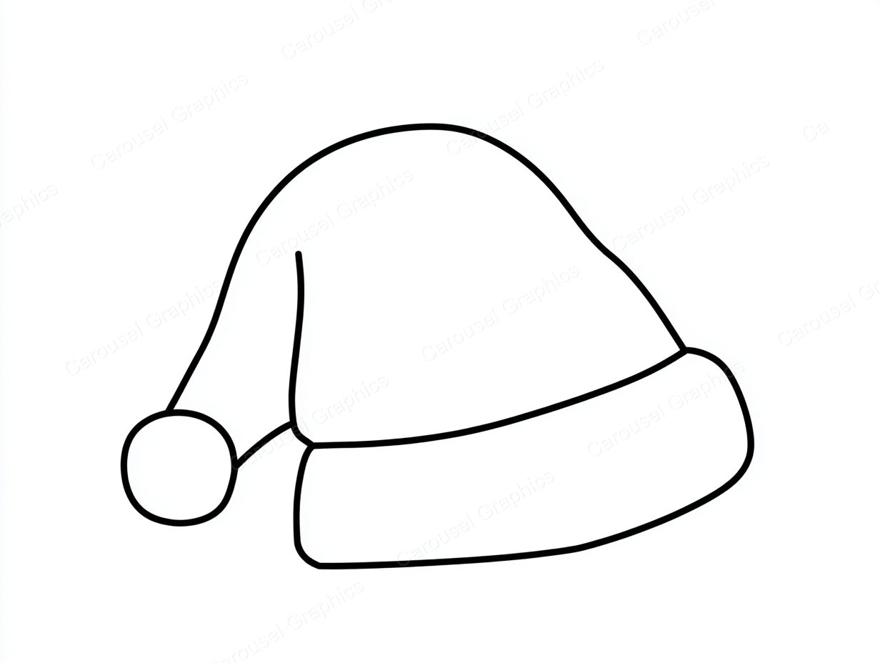 Santa Hat Vector Graphic preview