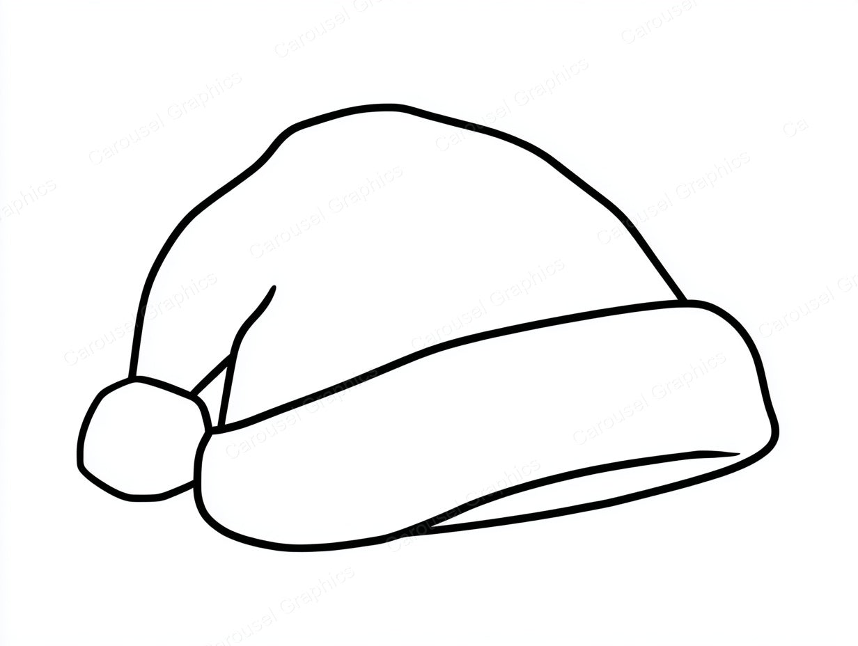 Santa Hat Vector Graphic preview