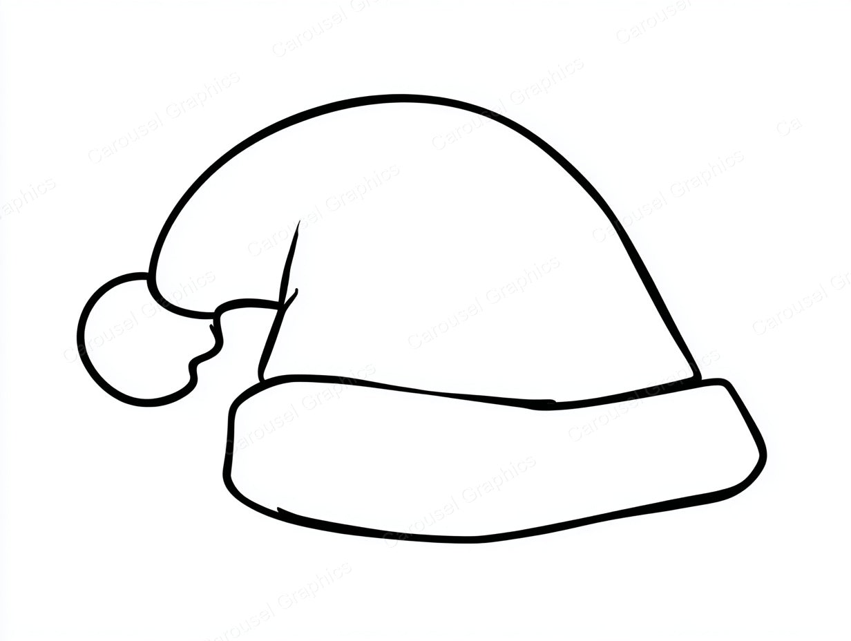 Santa Hat Vector Graphic preview