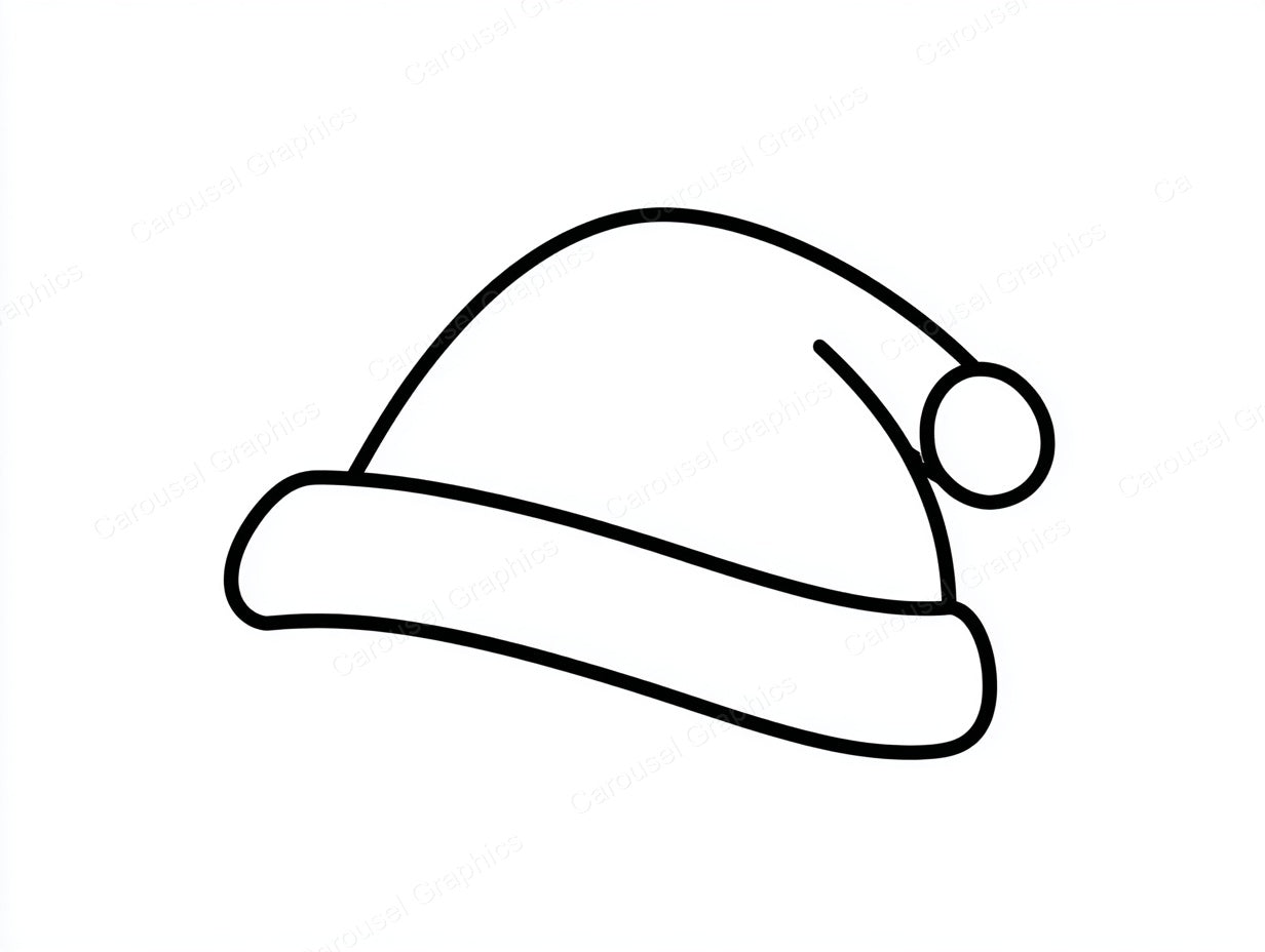 Santa Hat Vector Graphic preview