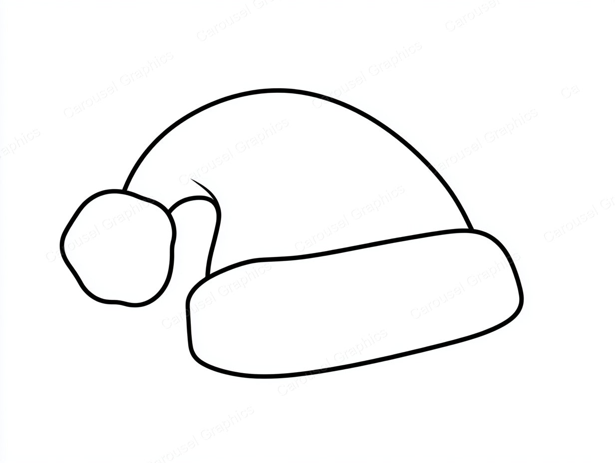 Santa Hat Vector Graphic preview