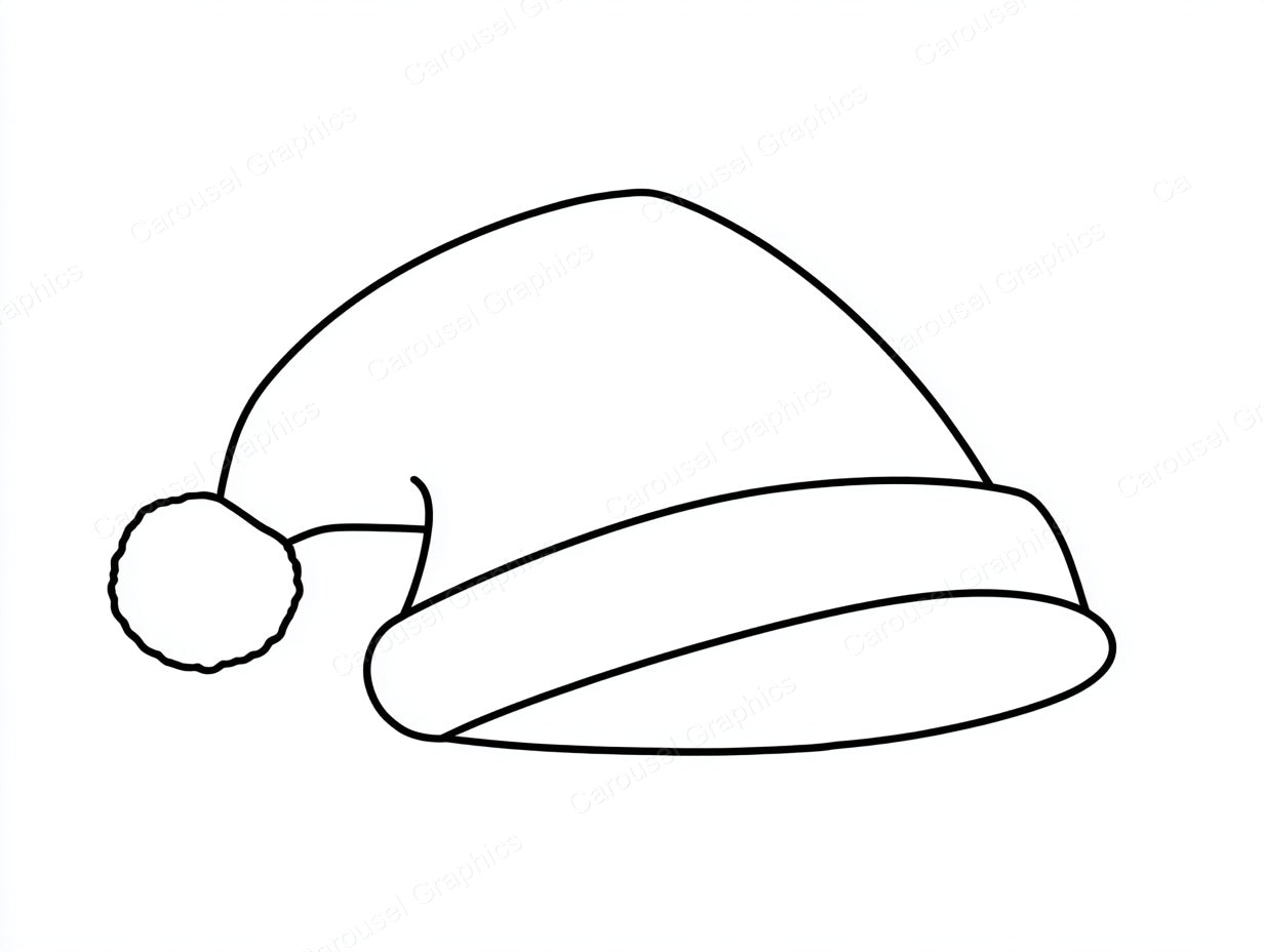 Santa Hat Vector Graphic preview