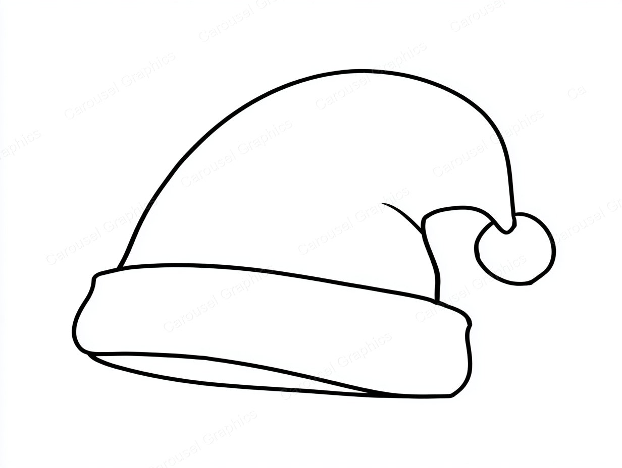 Santa Hat Vector Graphic preview