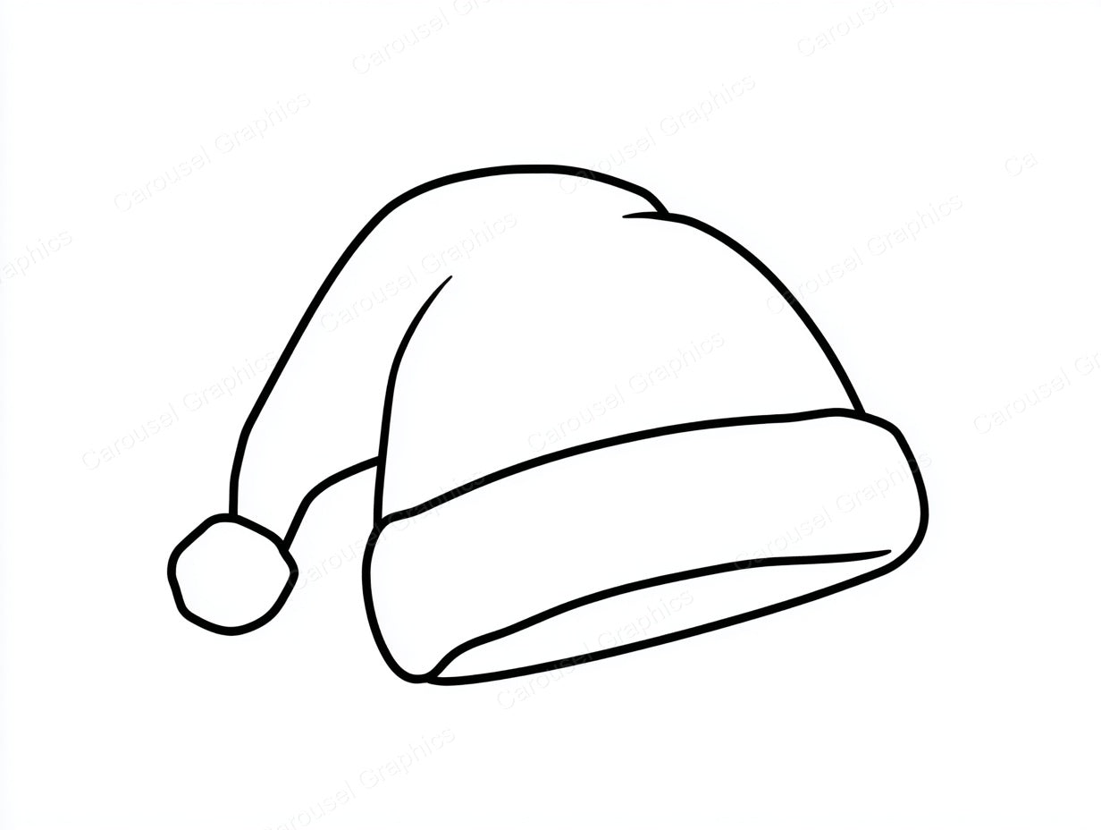 Santa Hat Vector Graphic preview
