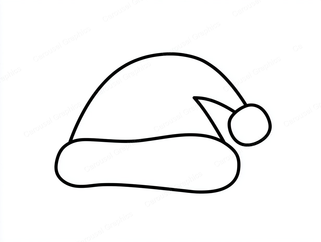 Santa Hat Vector Graphic preview