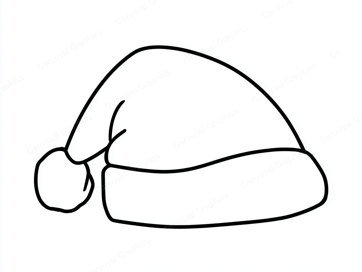Santa Hat Vector Graphic preview