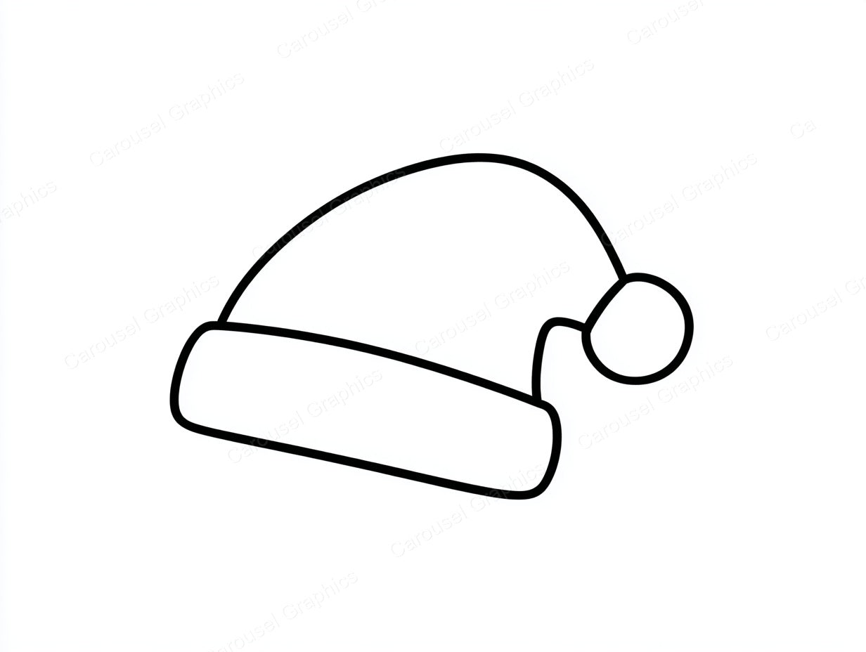 Santa Hat Vector Graphic preview