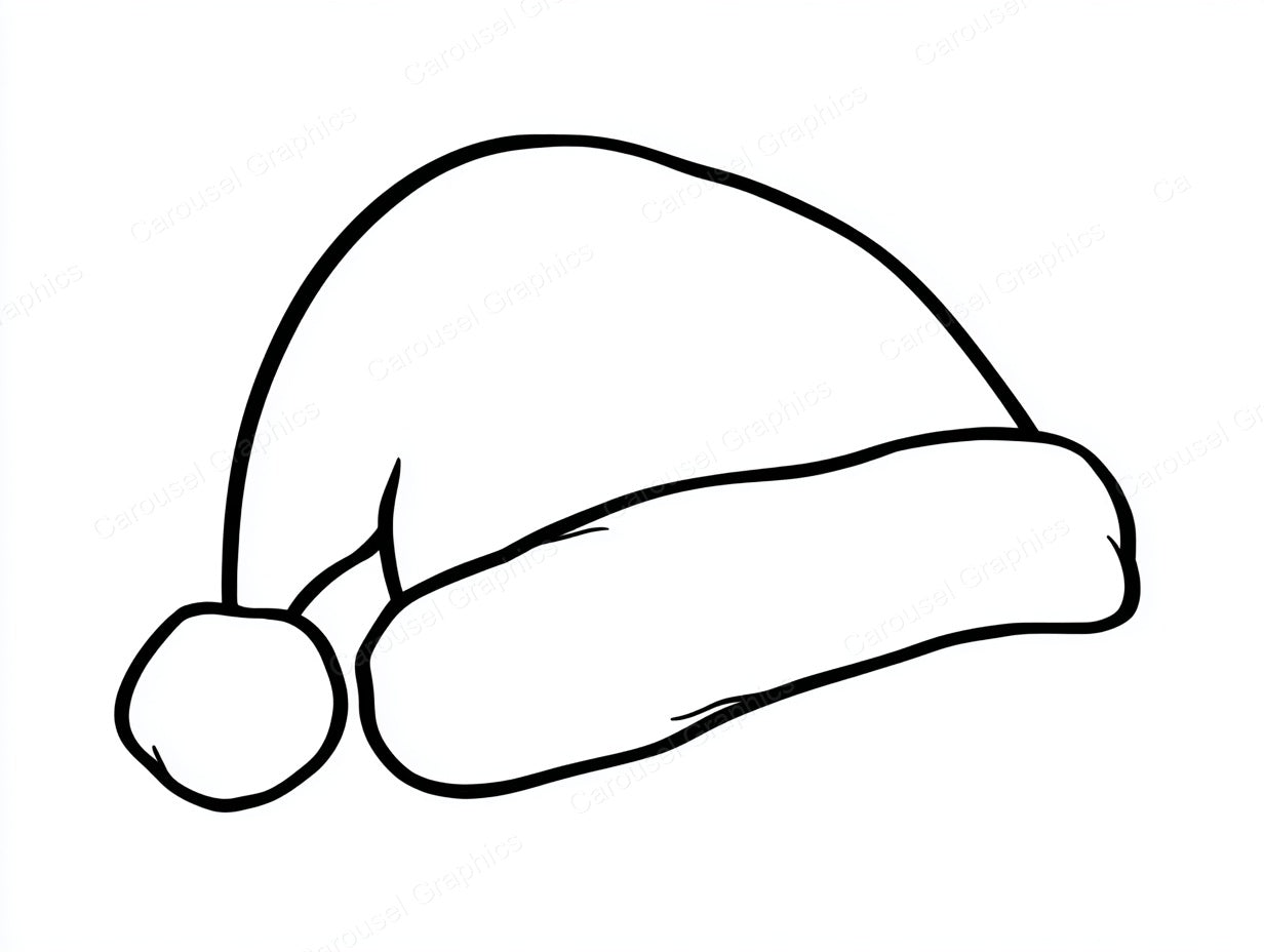 Santa Hat Vector Graphic preview