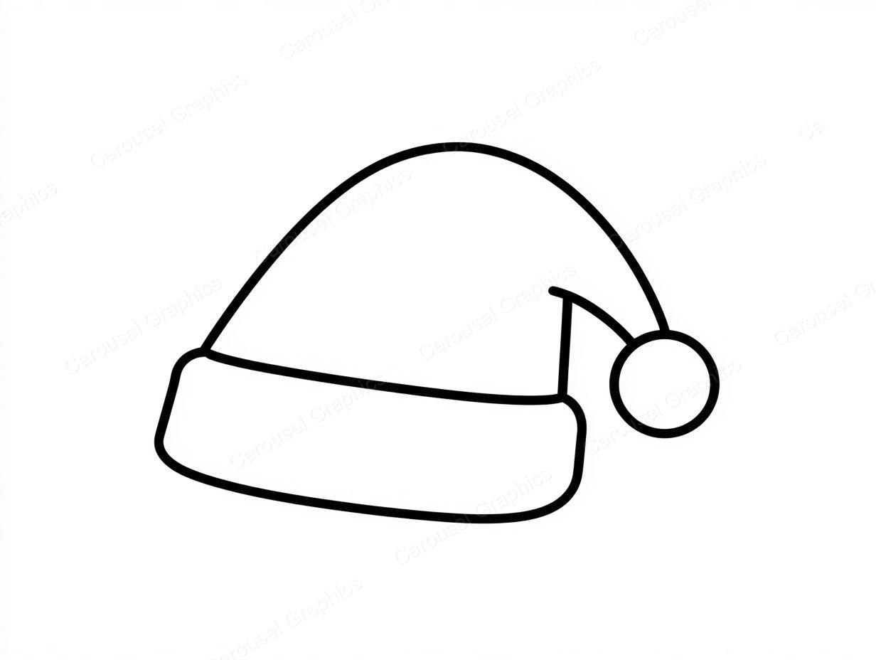 Santa Hat Vector Graphic preview
