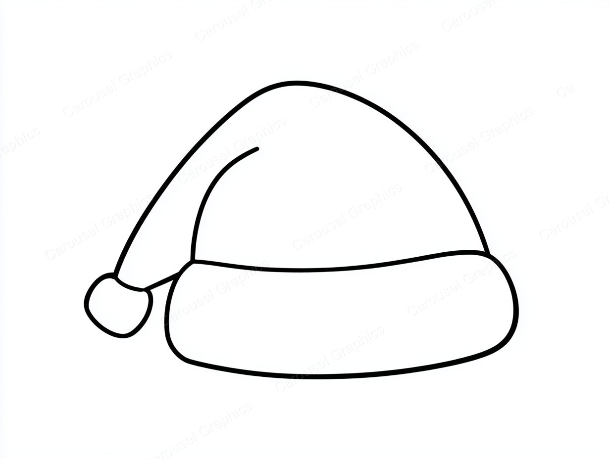 Santa Hat Vector Graphic preview