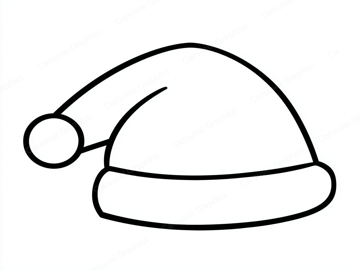 Santa Hat Vector Graphic preview
