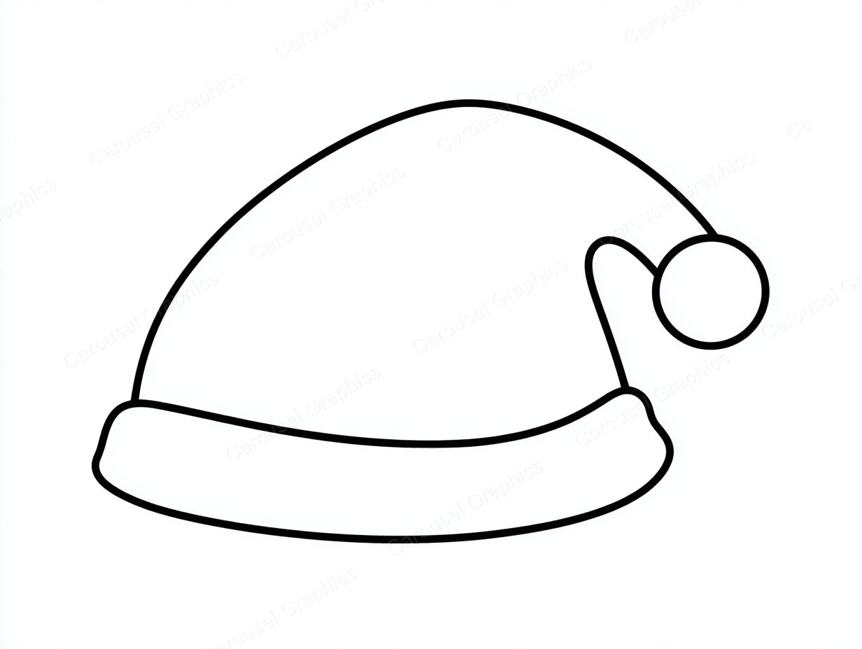 Santa Hat Vector Graphic preview