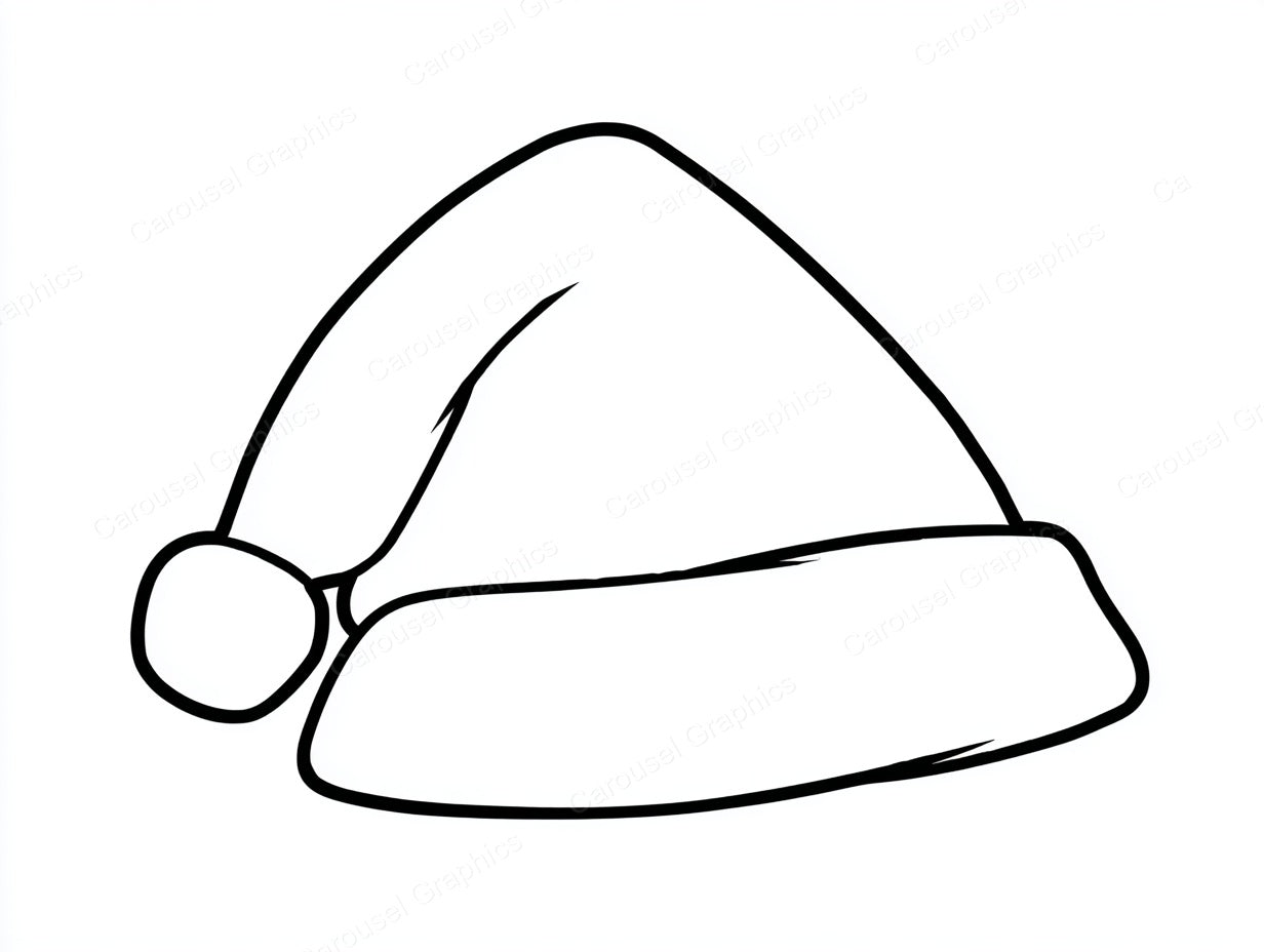 Santa Hat Vector Graphic preview