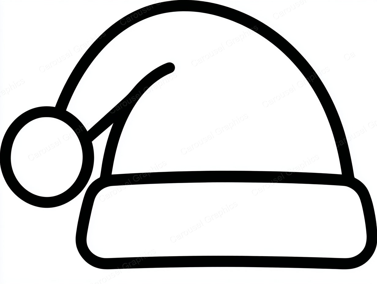 Santa Hat Vector Graphic preview