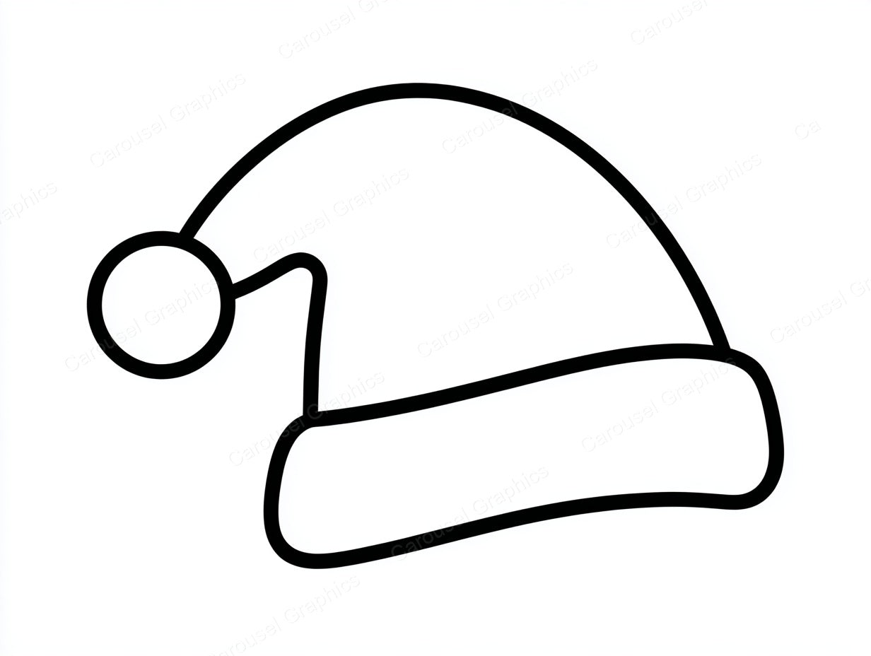 Santa Hat Vector Graphic preview