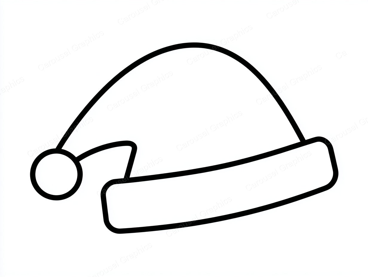 Santa Hat Vector Graphic preview