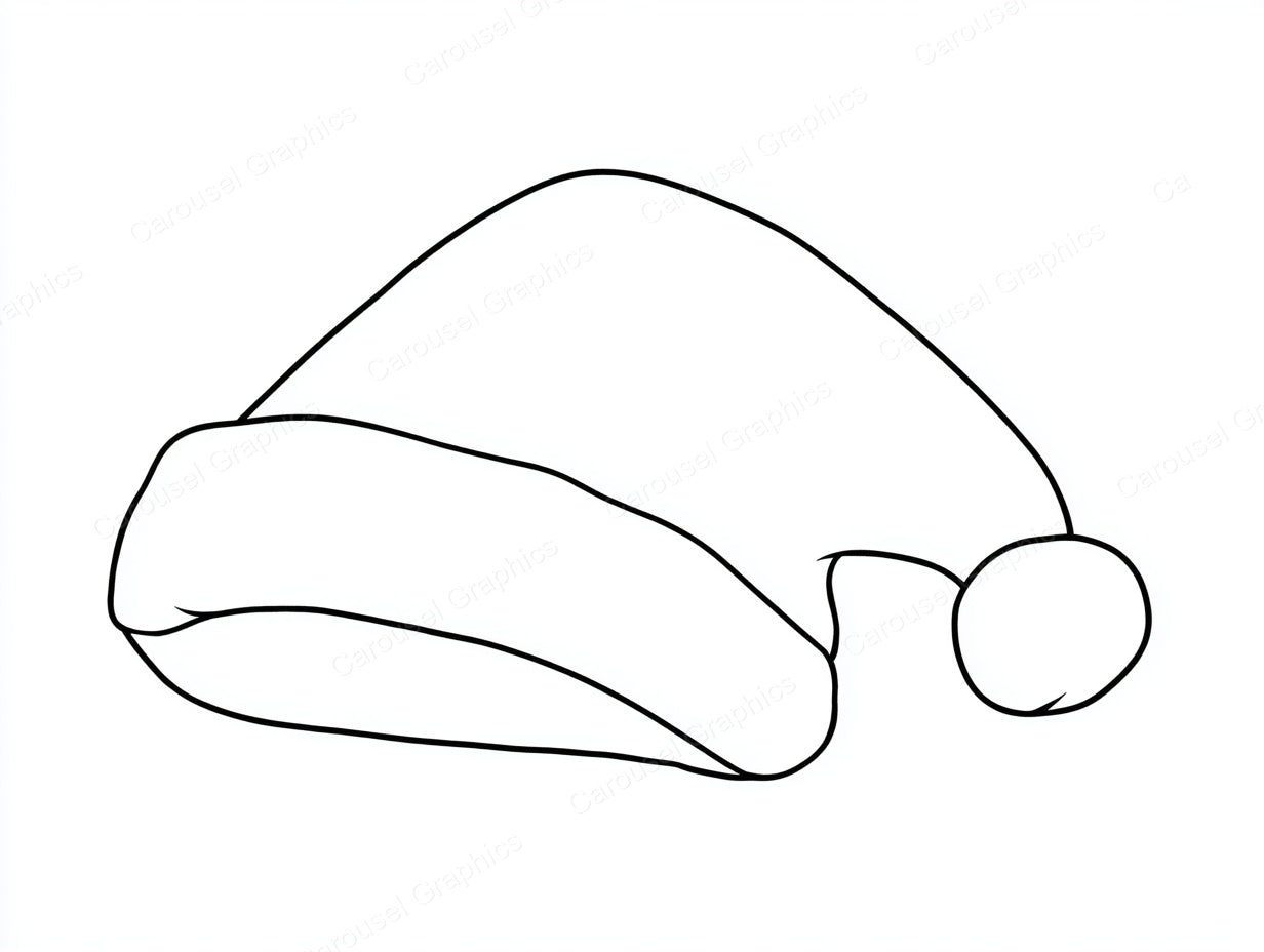 Santa Hat Vector Graphic preview