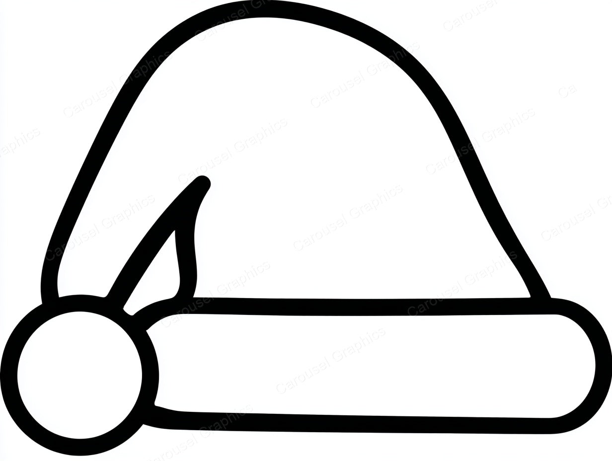 Santa Hat Vector Graphic preview