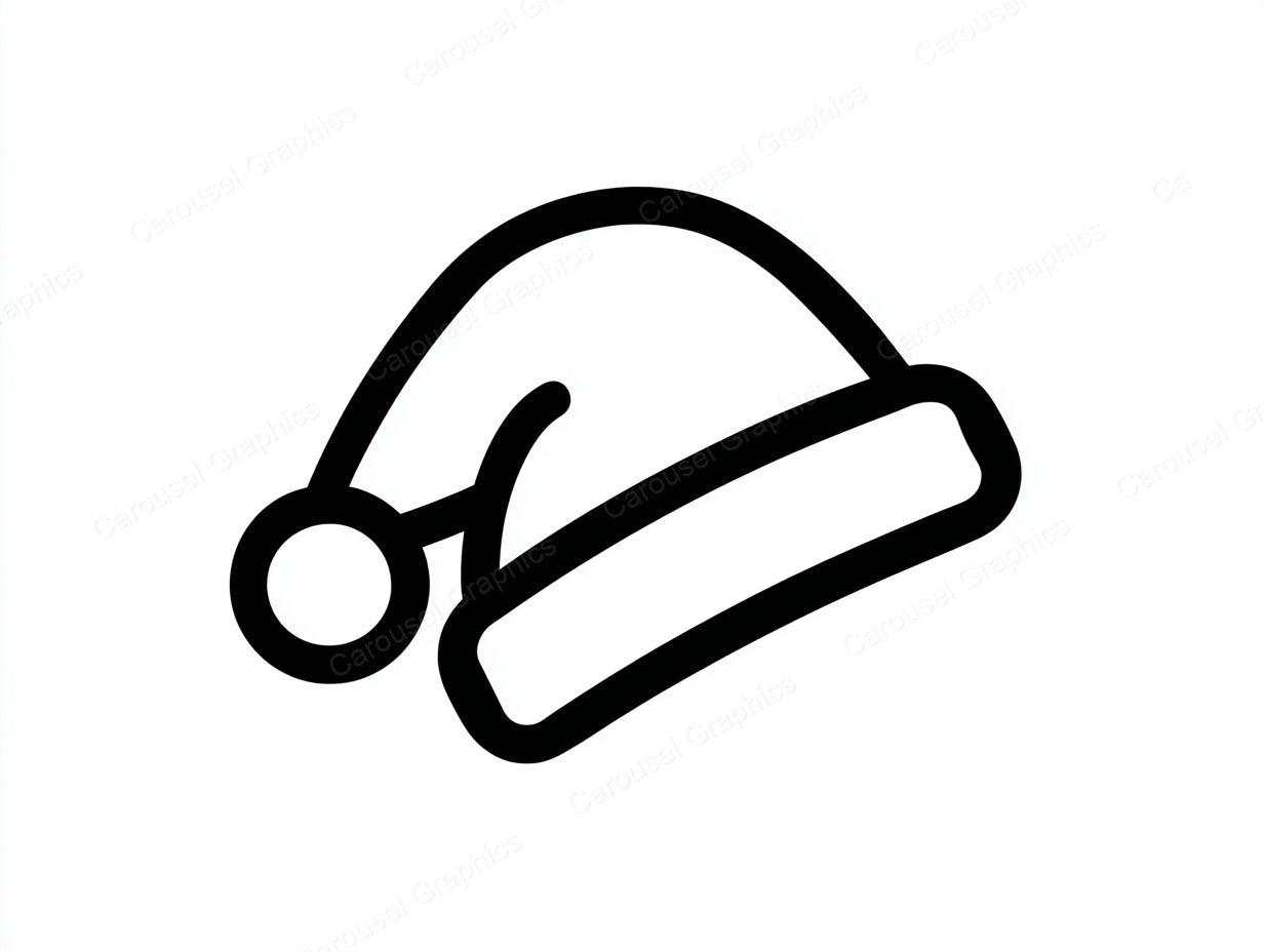 Santa Hat Vector Graphic preview